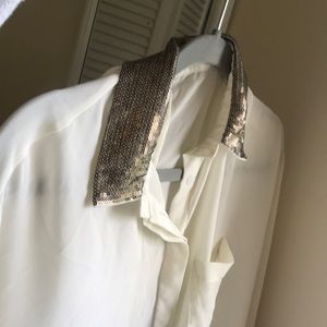 A button down with a a hint of sparkle:)